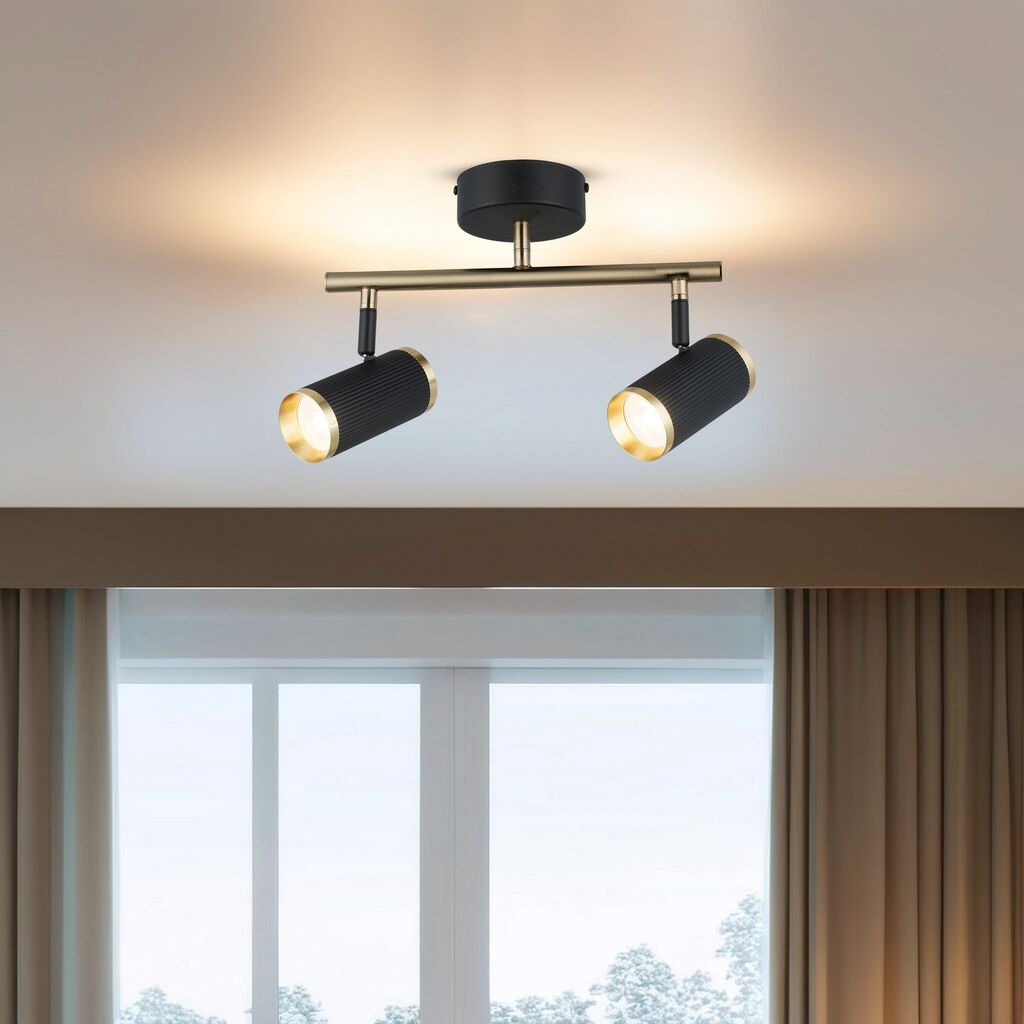 Opviq Luster Lume-70-12, O5.5, 11cm, IP20 zlatno-crne boje