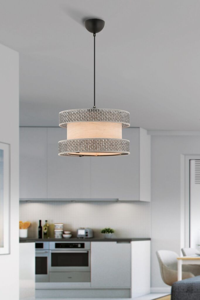 Opviq Luster Halo, 40x40cm, bež-siva