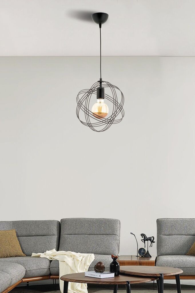 Opviq Luster Sheldon, 26 cm, IP20, crna