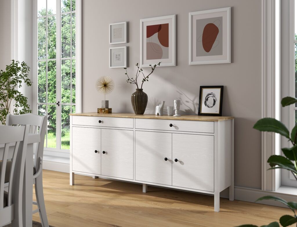 Hanah Home Konzolni sto FRN-20010, 180x82x44 cm, Bijela