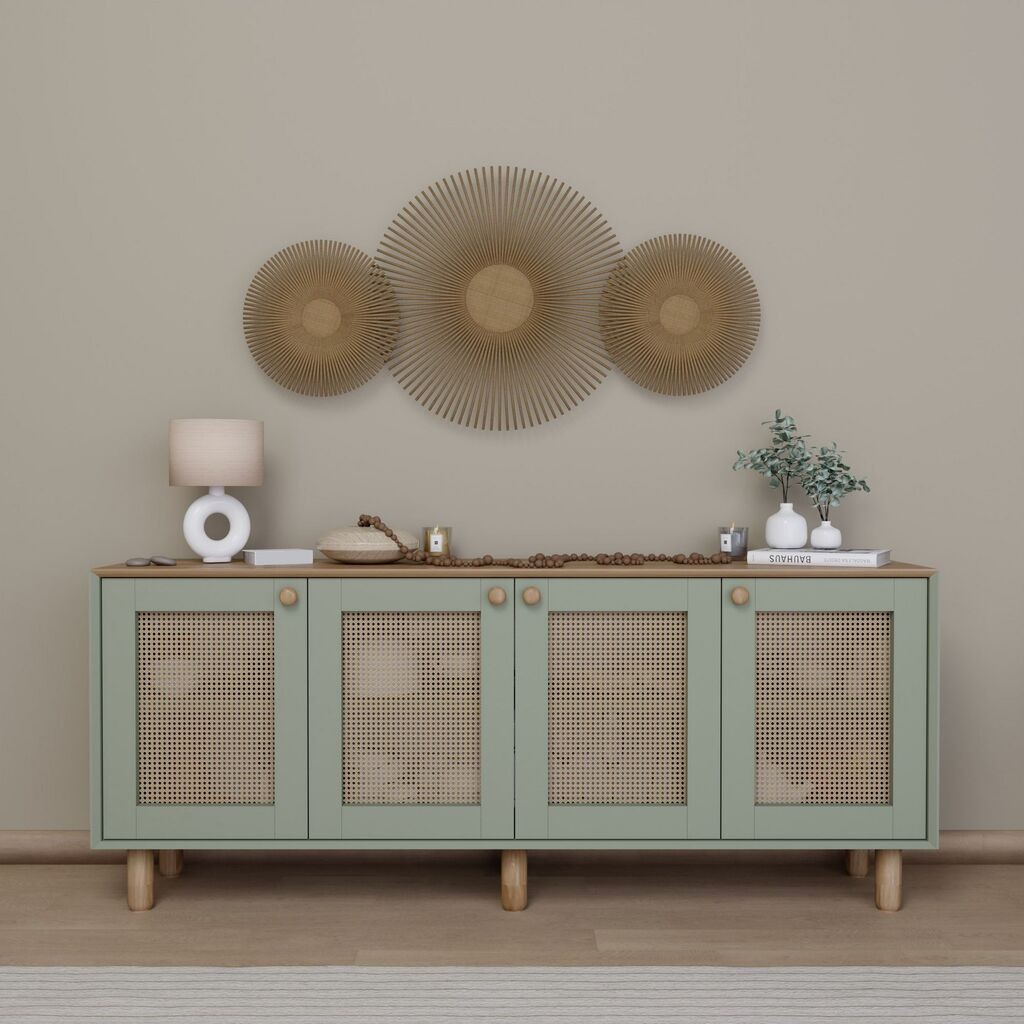 Hanah Home Konzolni sto Bohemian 1600-132, 180x75x40 cm, Maslinasta