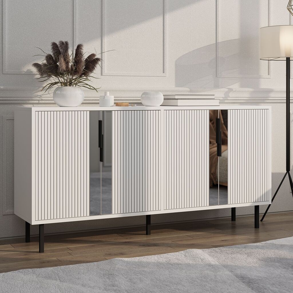 Hanah Home Caresa konzolni stolić, 150x75x36 cm, bijela