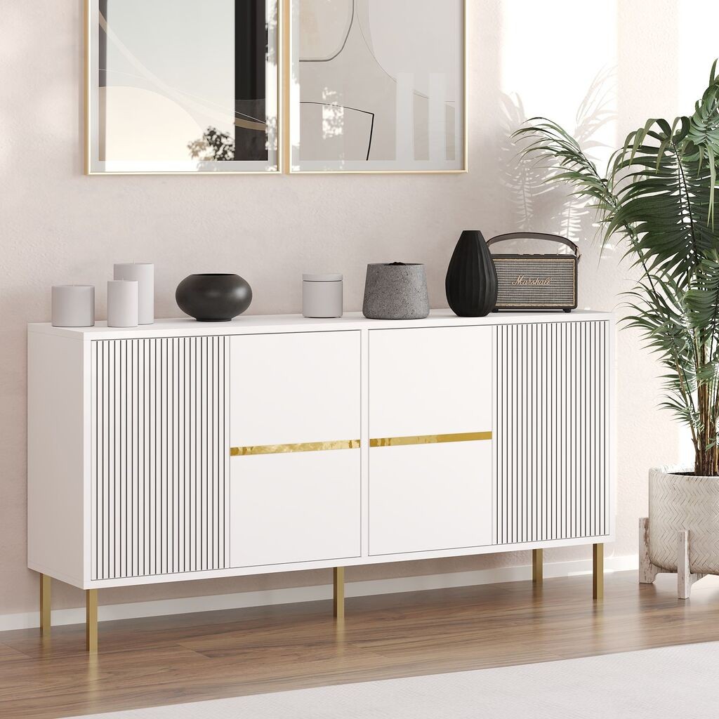 Hanah Home Nedara konzolni stolić, 150x75x36 cm, bijela