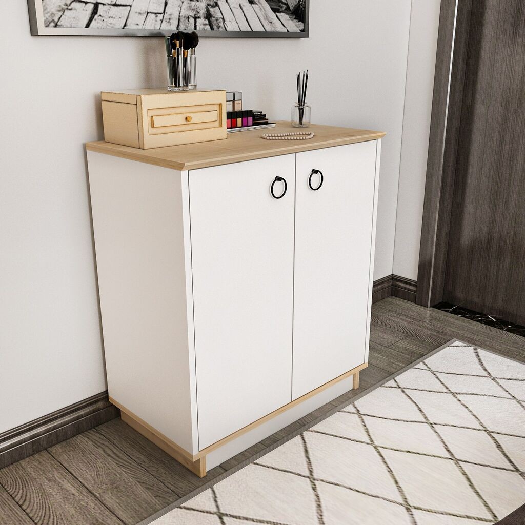 Hanah Home Konzolni sto Nuanse, 72x83.1x42 cm, Bijela