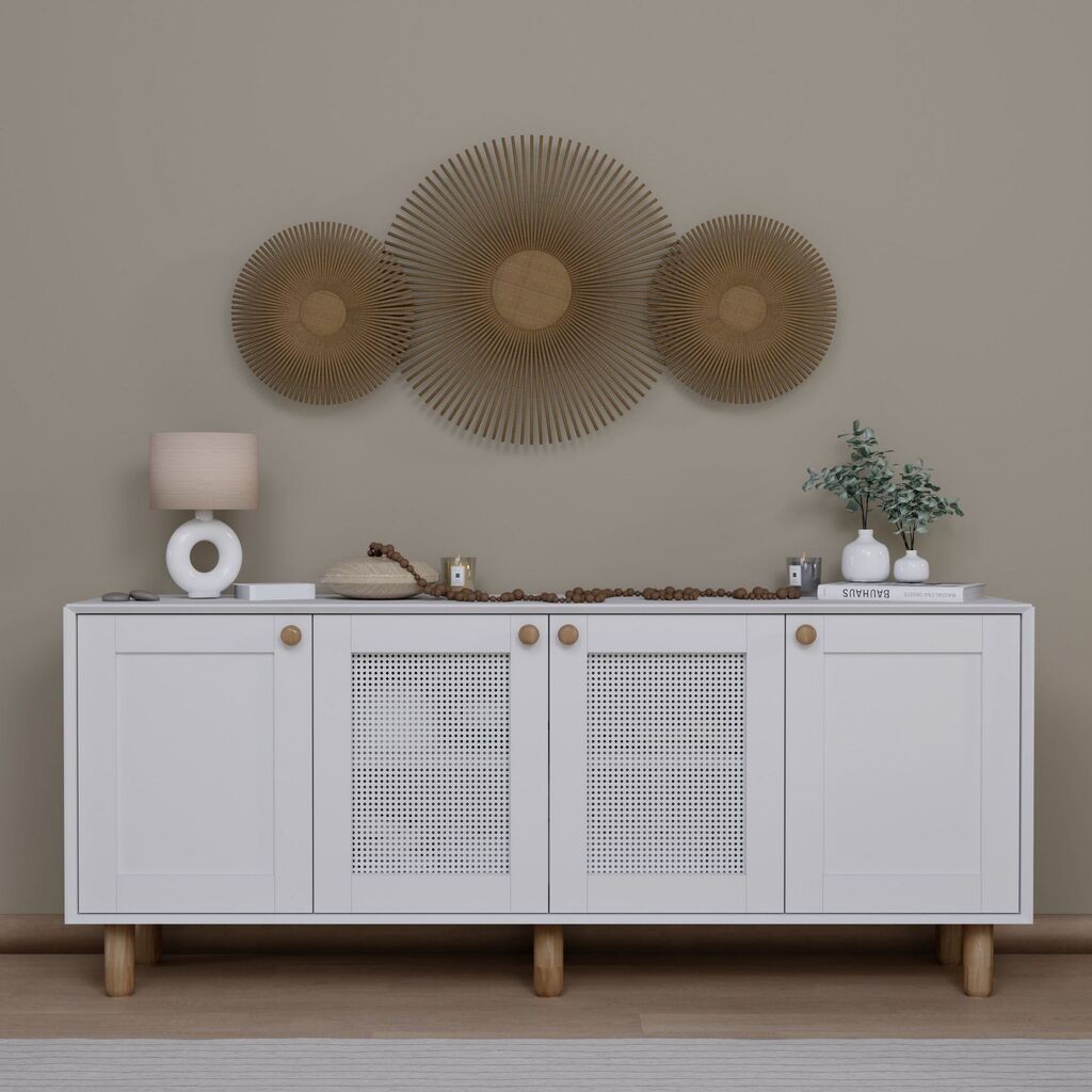 Hanah Home Konzolni stočić Bohemian 1600-146, 180x75x40 cm, Bijela