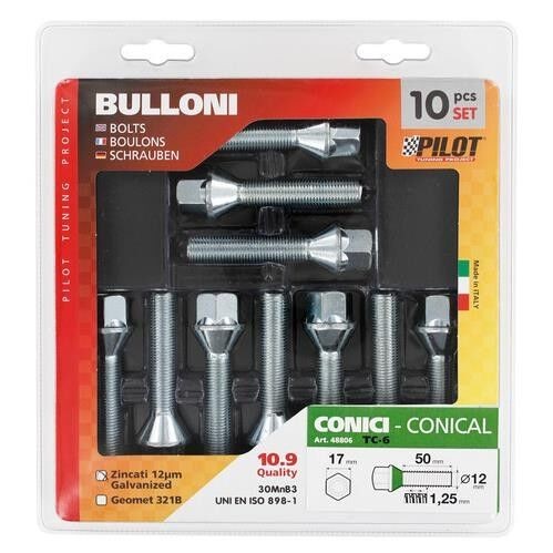 Bulloni TC11 10/1 17-14-50-1,25 Šarafi za felge