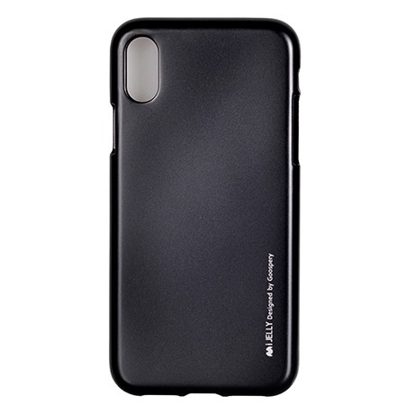 Zaštitna futrola Mercury i-Jelly metal case iPhone X Crna