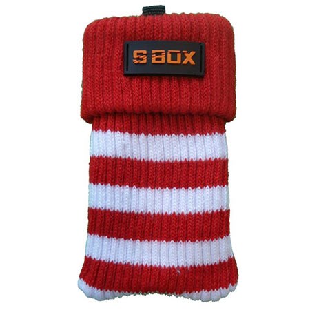 Čarapica za mobilni telefon SBOX MCF-S12 crveno-bijela 65x100mm