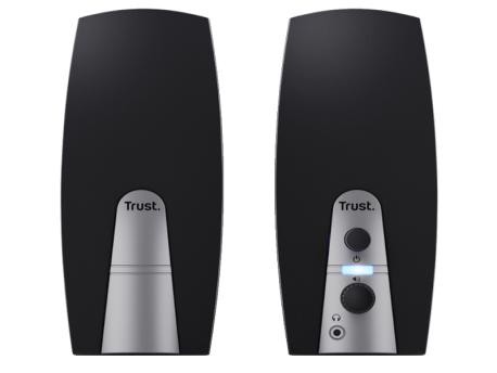 Trust Mila zvučnici, 2.0, 5W, USB, crni