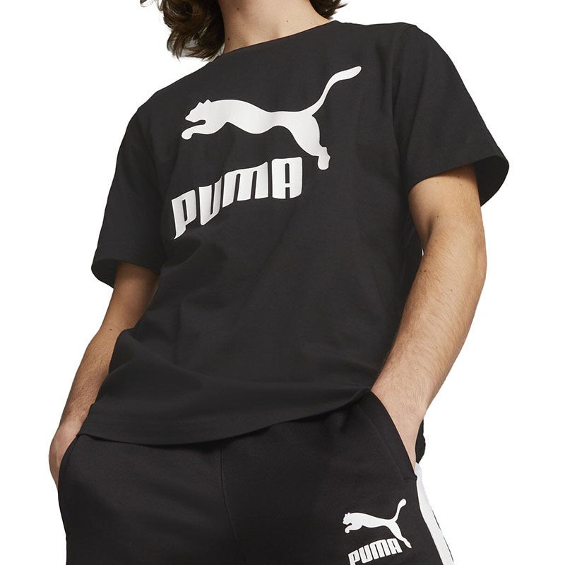 Puma Muška majica Classics Logo Tee, Crna