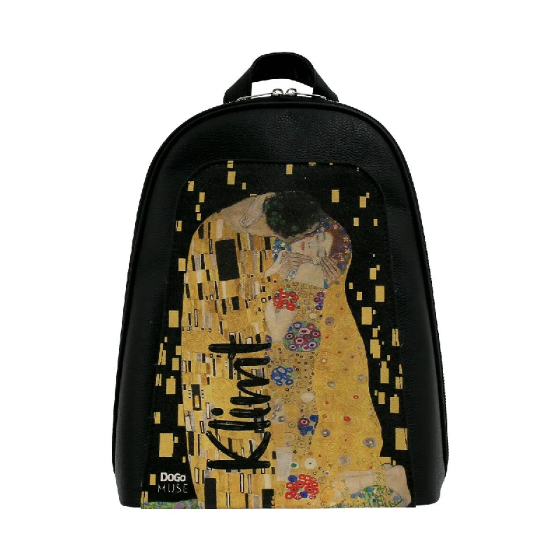 DOGO Gustav Klimt The Kiss Muse Ruksak, Crni