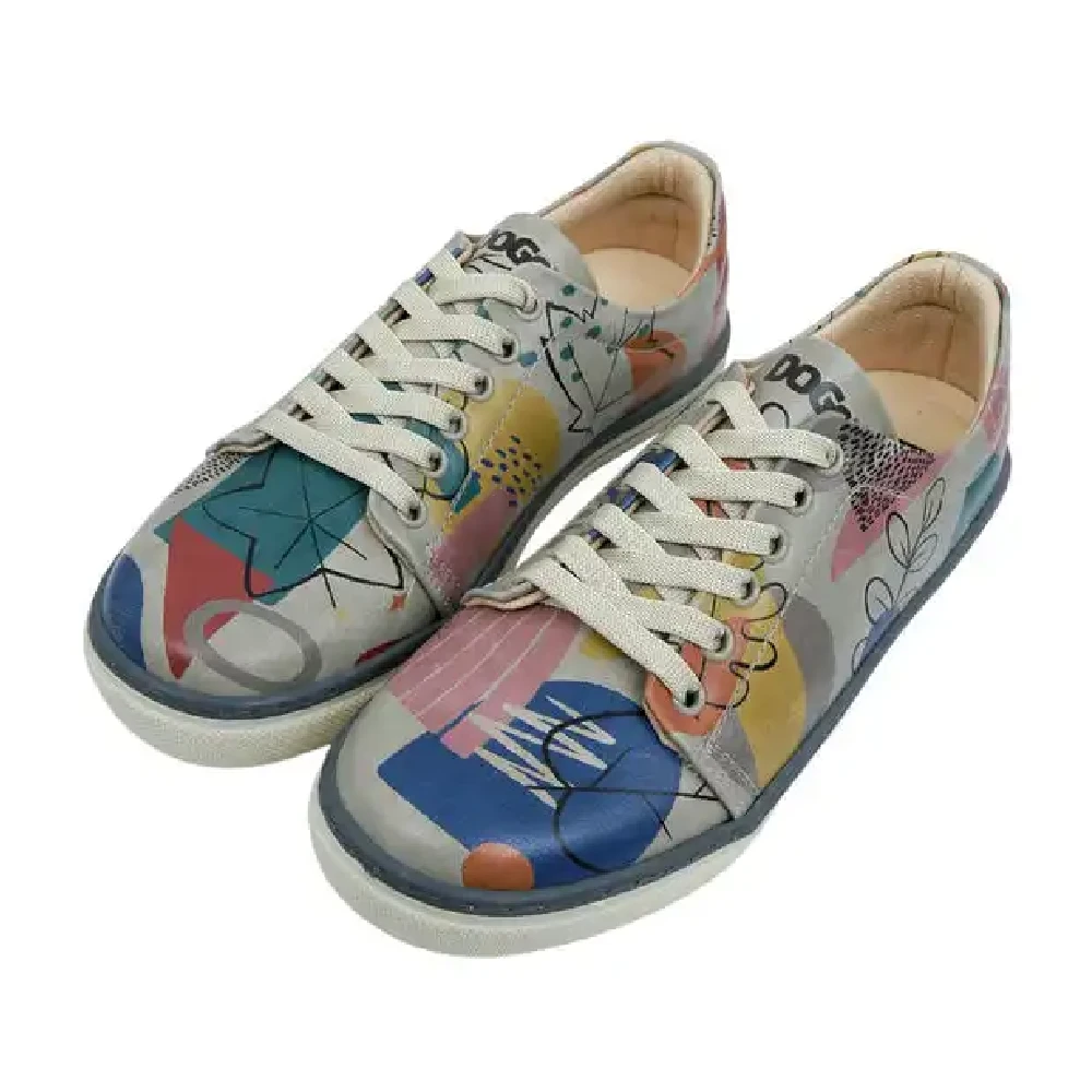 DOGO Ženske patike Abstract Leaves, Šarene