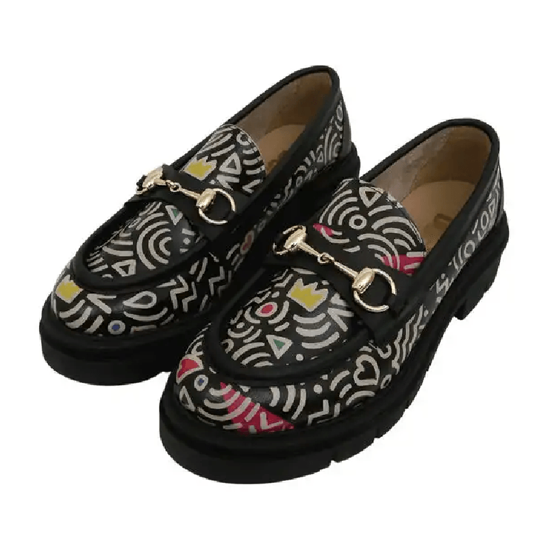 DOGO Ženske cipele Cindy Abstract Outline, Šarene