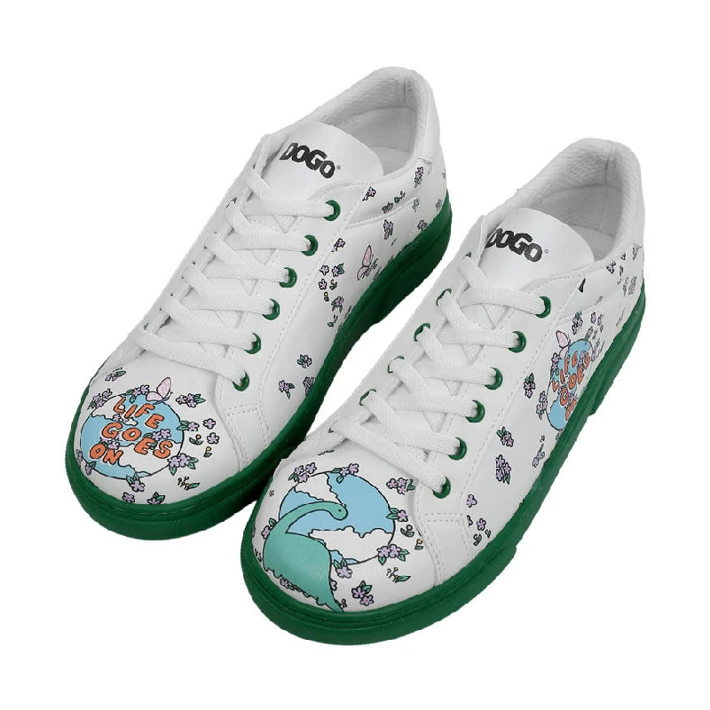 DOGO Life Goes On Ženske patike, Bijele