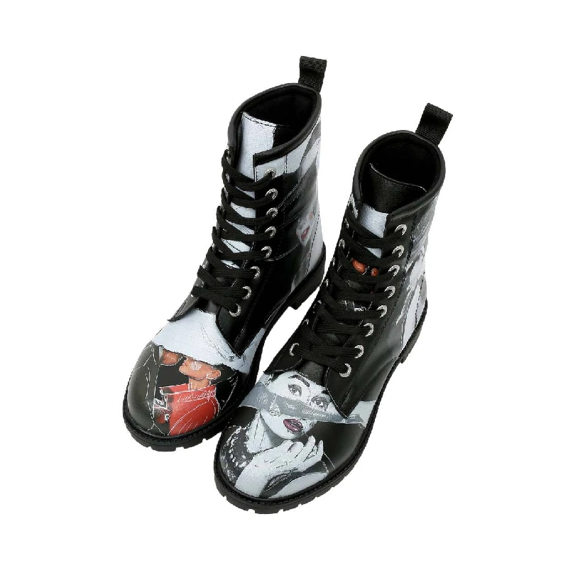 DOGO Go Back to Being Yourself Long Ženske čizme, Crne