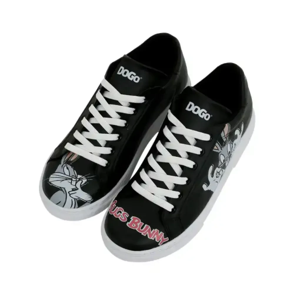 DOGO Ženske patike Bugs Bunny, Crno-Bijele