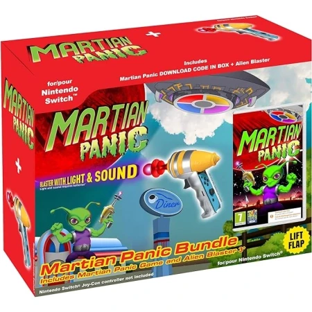 Nintendo Switch Igrica Martian Panic Game and Blaster