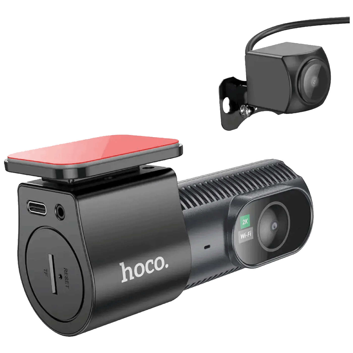 HOCO Auto kamera MicroSD DV8, 4 Mpxiel, Dual Camera, 2K, Crna