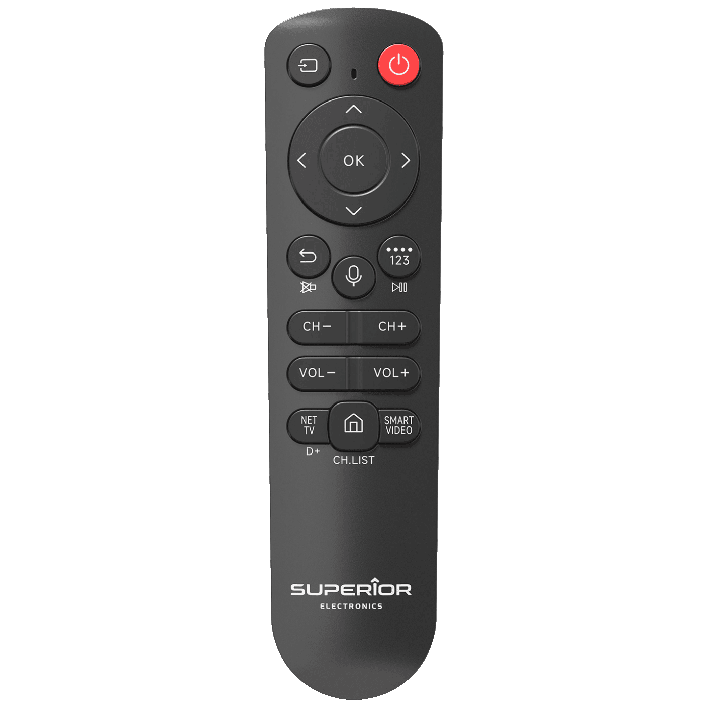 SUPERIOR Daljinski upravljač za Sam. Smart s glasovnim funkcijama, BT RC, Crni