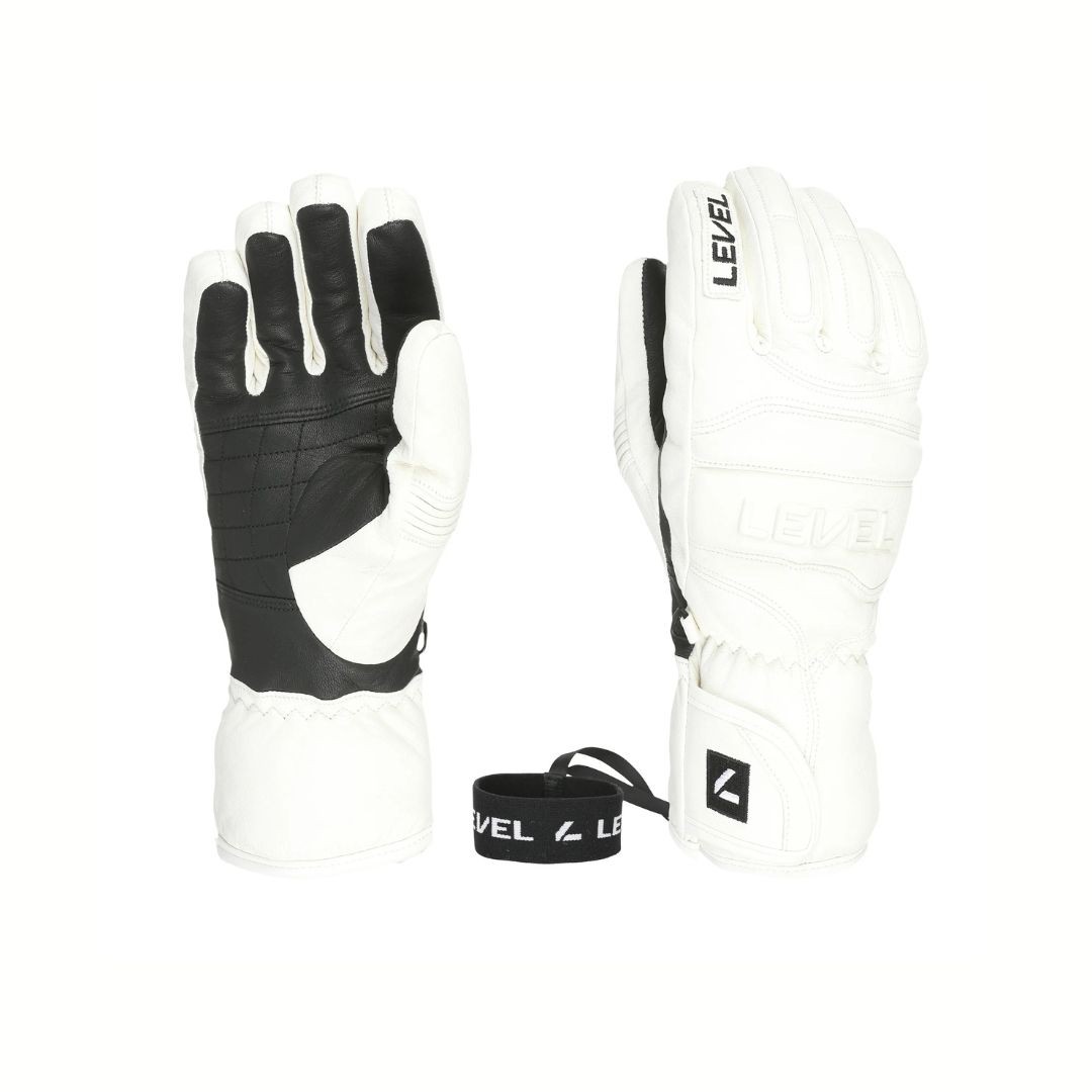 LEVEL Skijaške rukavice RS, Bijelo-Crne