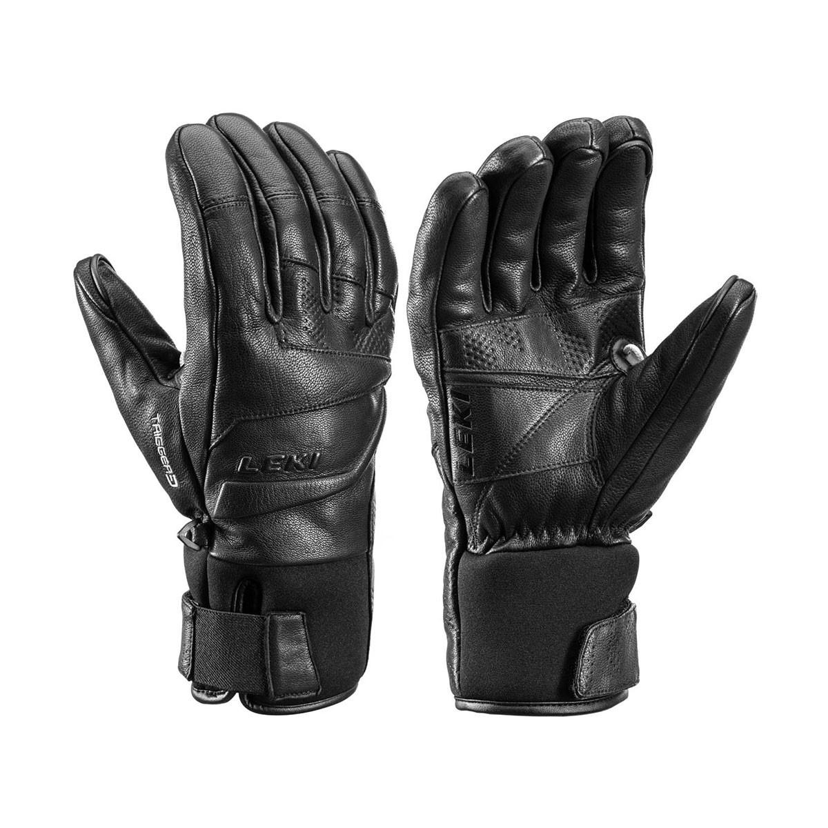 LEKI Skijaške rukavice Force 3D, Crne