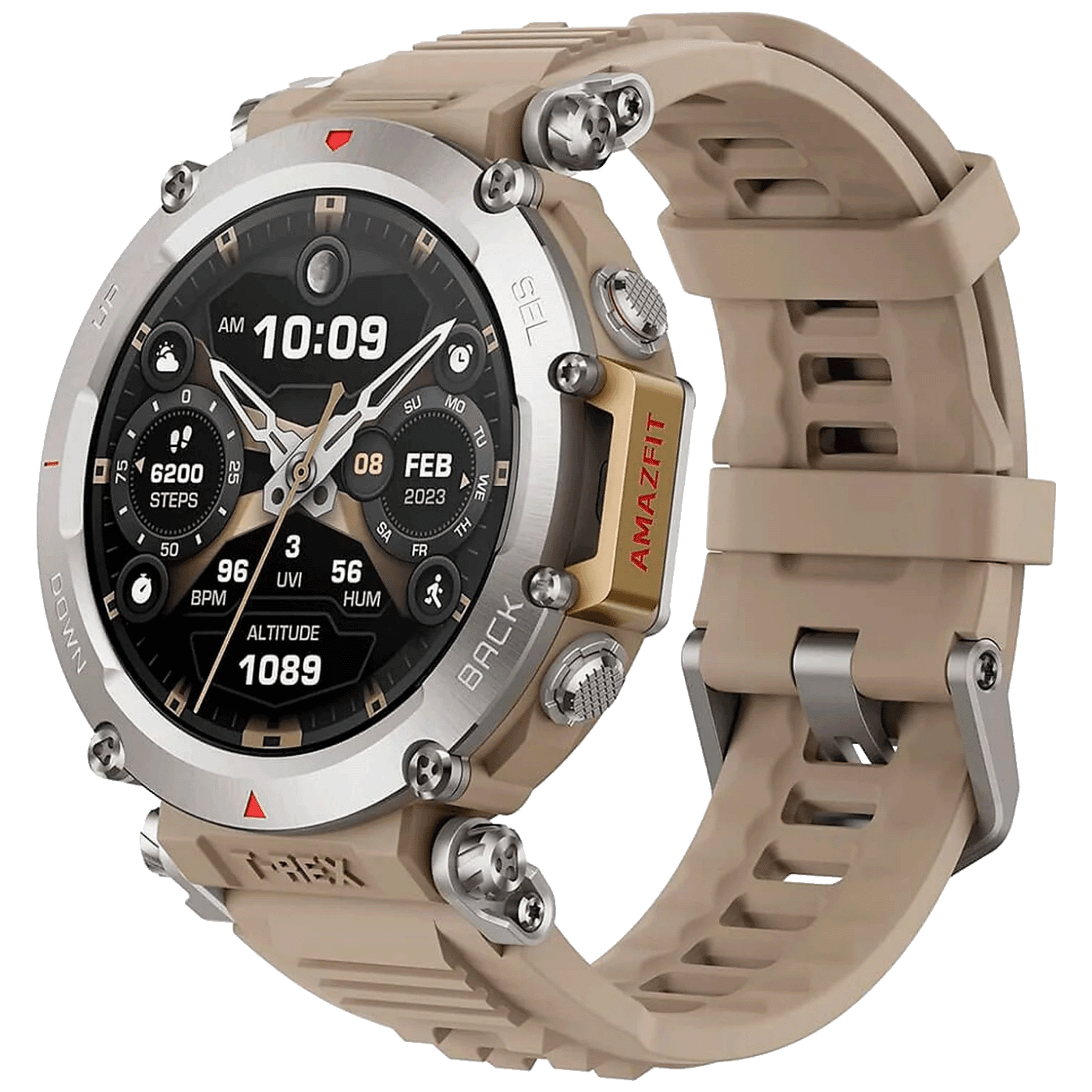 Xiaomi Pametni sat, 1.39" AMOLED, Vodootporan 10ATM, BT, WiFi, GPS Amazfit T-REX, Bež