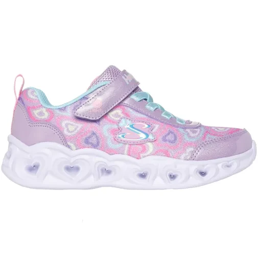 Skechers Patike za djevojčice Heart lights, Lavanda - plave