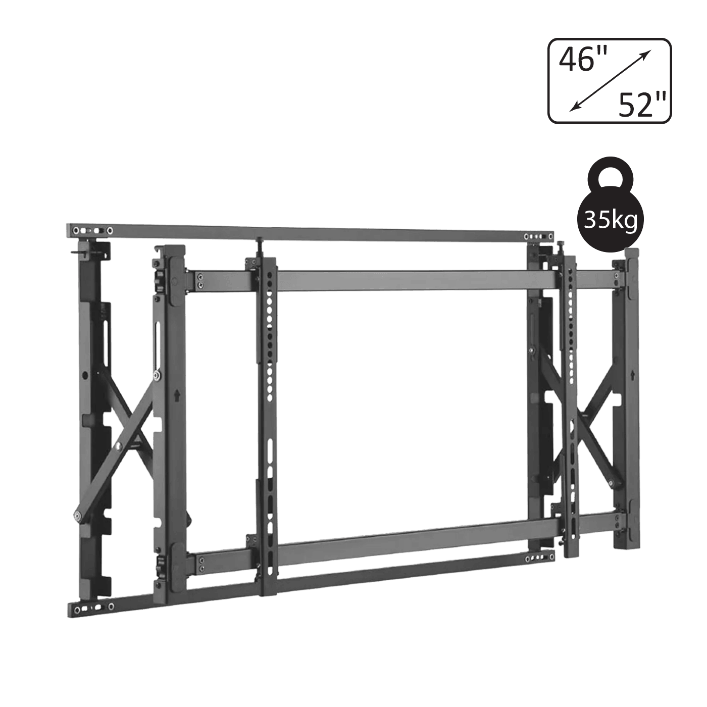 MACLEAN Nosač MC-845, Za TV prijemnik, video zid, multiscreen, 46"-52", 35kg