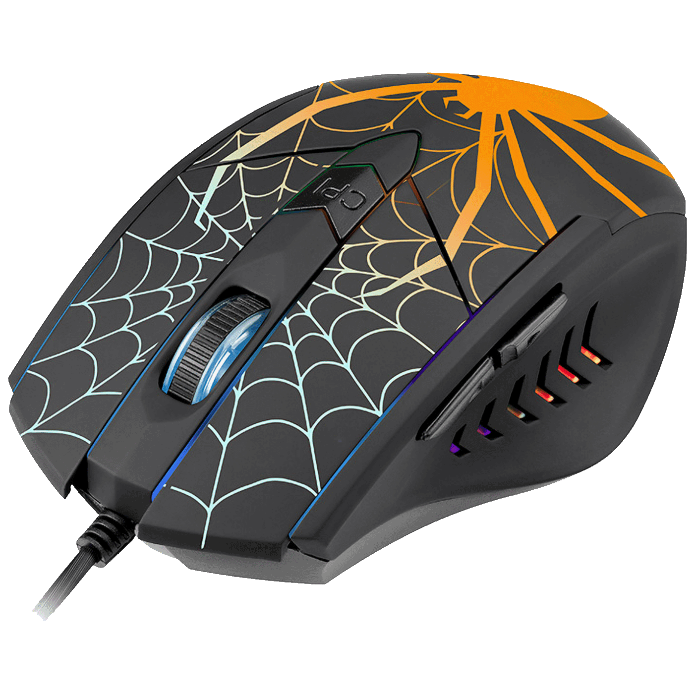 TRACER Optički gaming miš Gamezone Black Widow RGB, 1600 dpi, RGB, USB, Crni