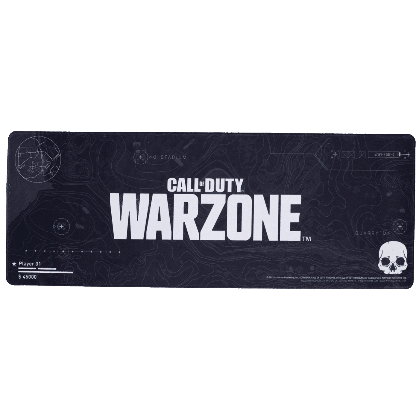 PALADONE Podloga za miš COD Warzone, 30 x 80 cm, Teget