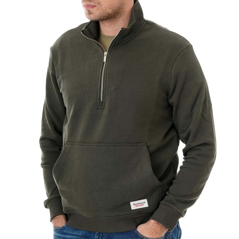 Muška dukserica Amos, boja maslinaste