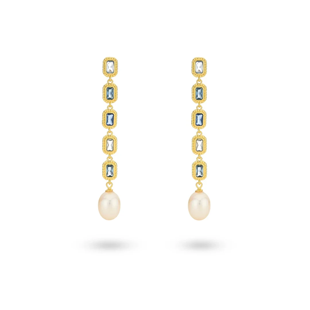 24Kae ženske srebrne naušnice 424105Y