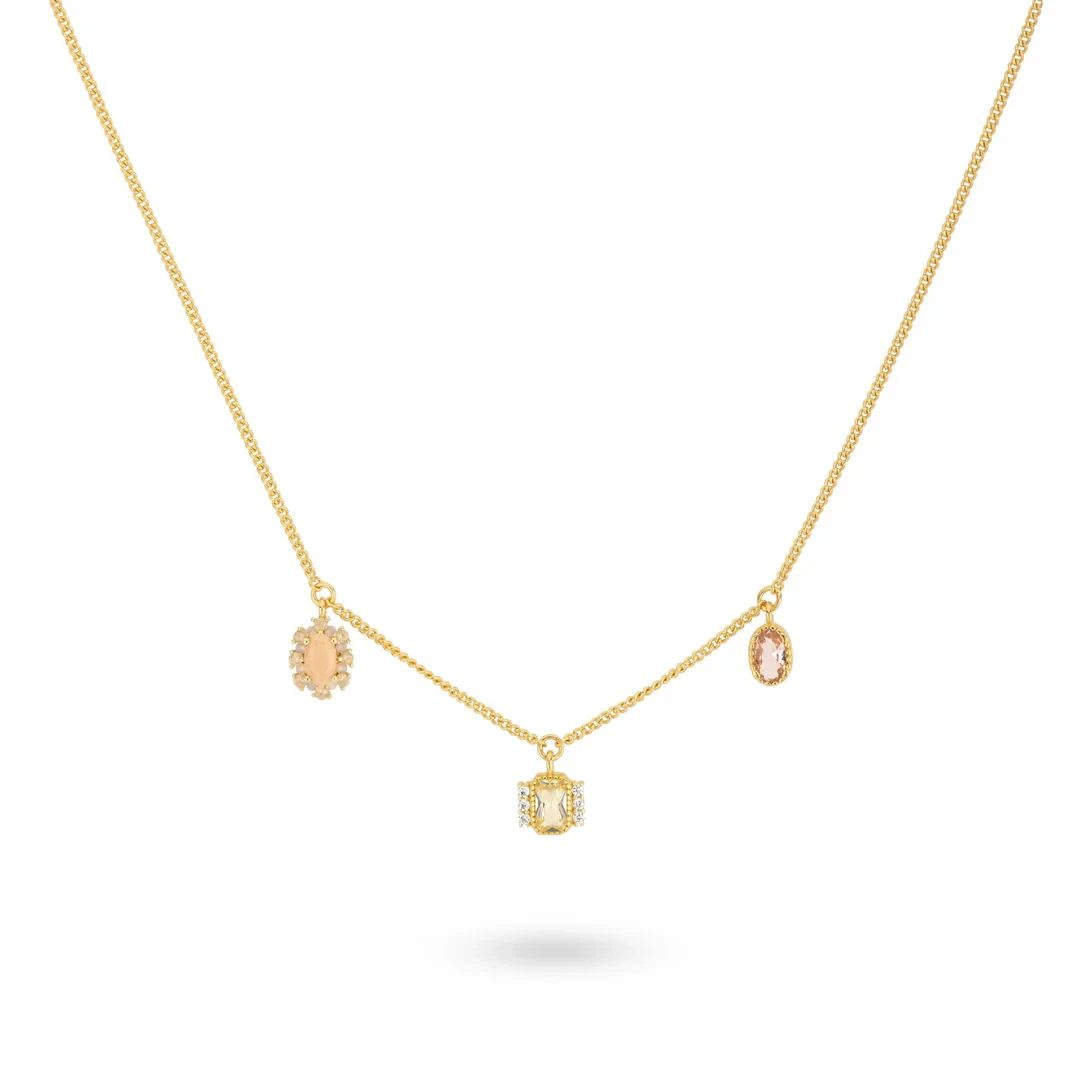 24Kae ženska srebrna ogrlica 32477Y