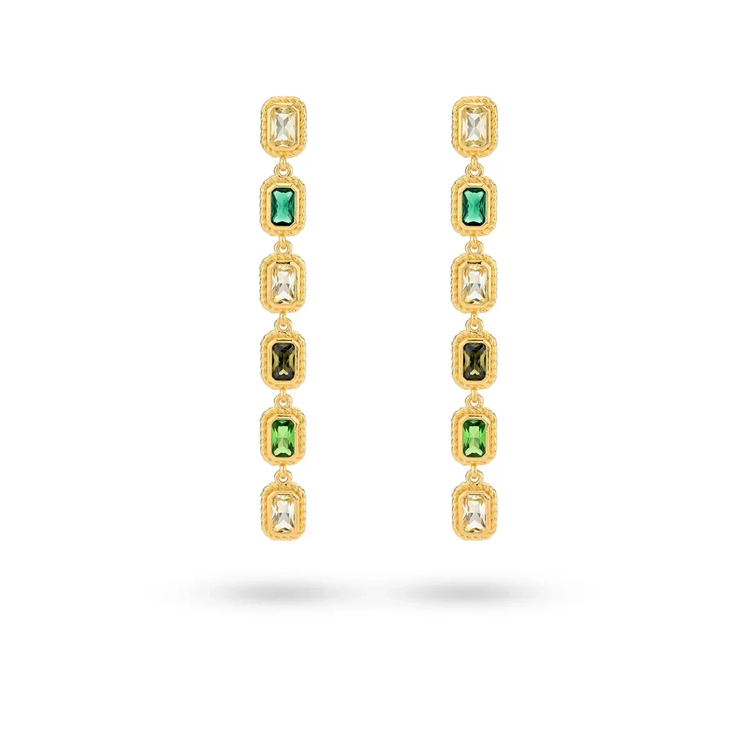 24Kae ženske srebrne naušnice 42491Y