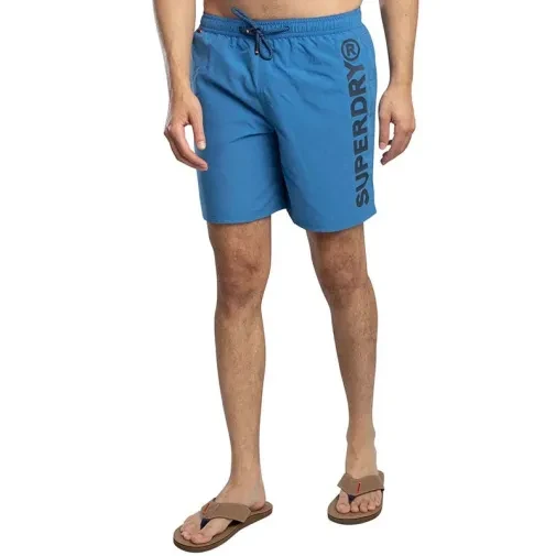 Superdry muške grafičke kupaće hlače 17, Teget