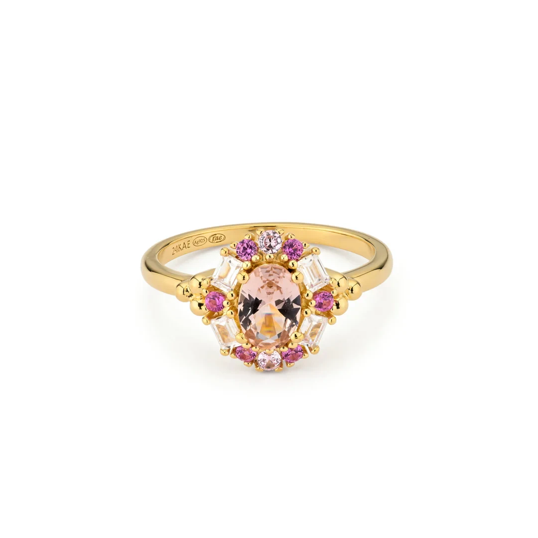 24Kae ženski srebrni prsten 124113Y/56