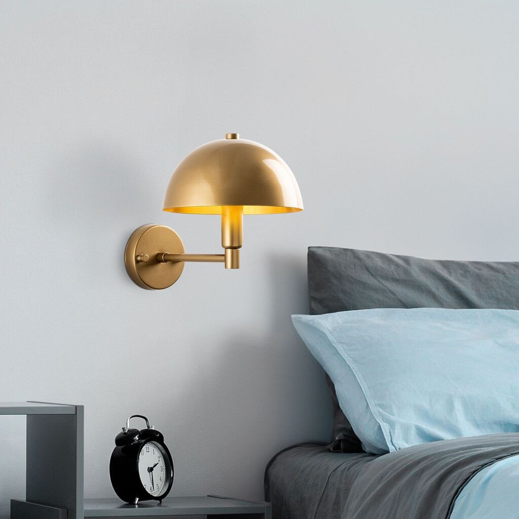 Opviq Zidna lampa Togg-14838, 20x29x24cm, IP20, Zlatna boja