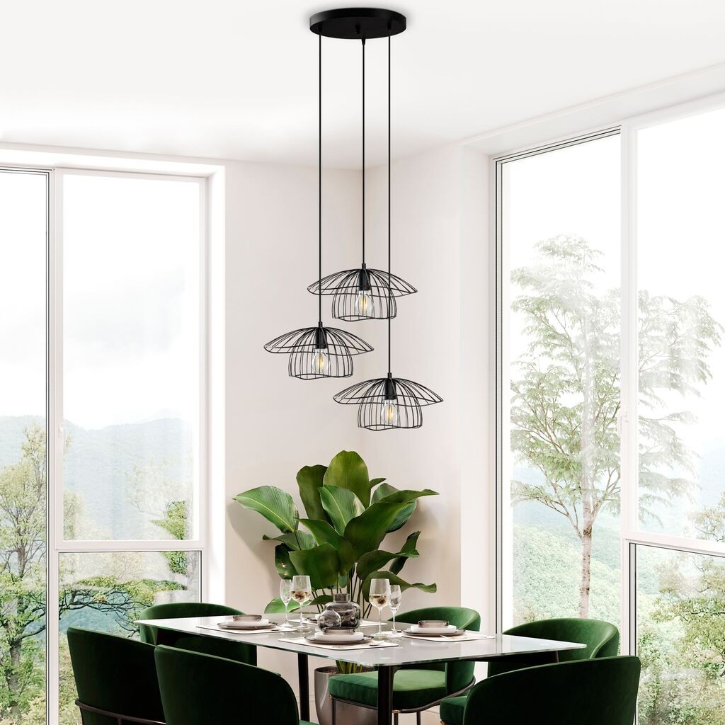 Opviq Luster Mantar-6500-S-1, 68x68x110cm, IP20, Crna