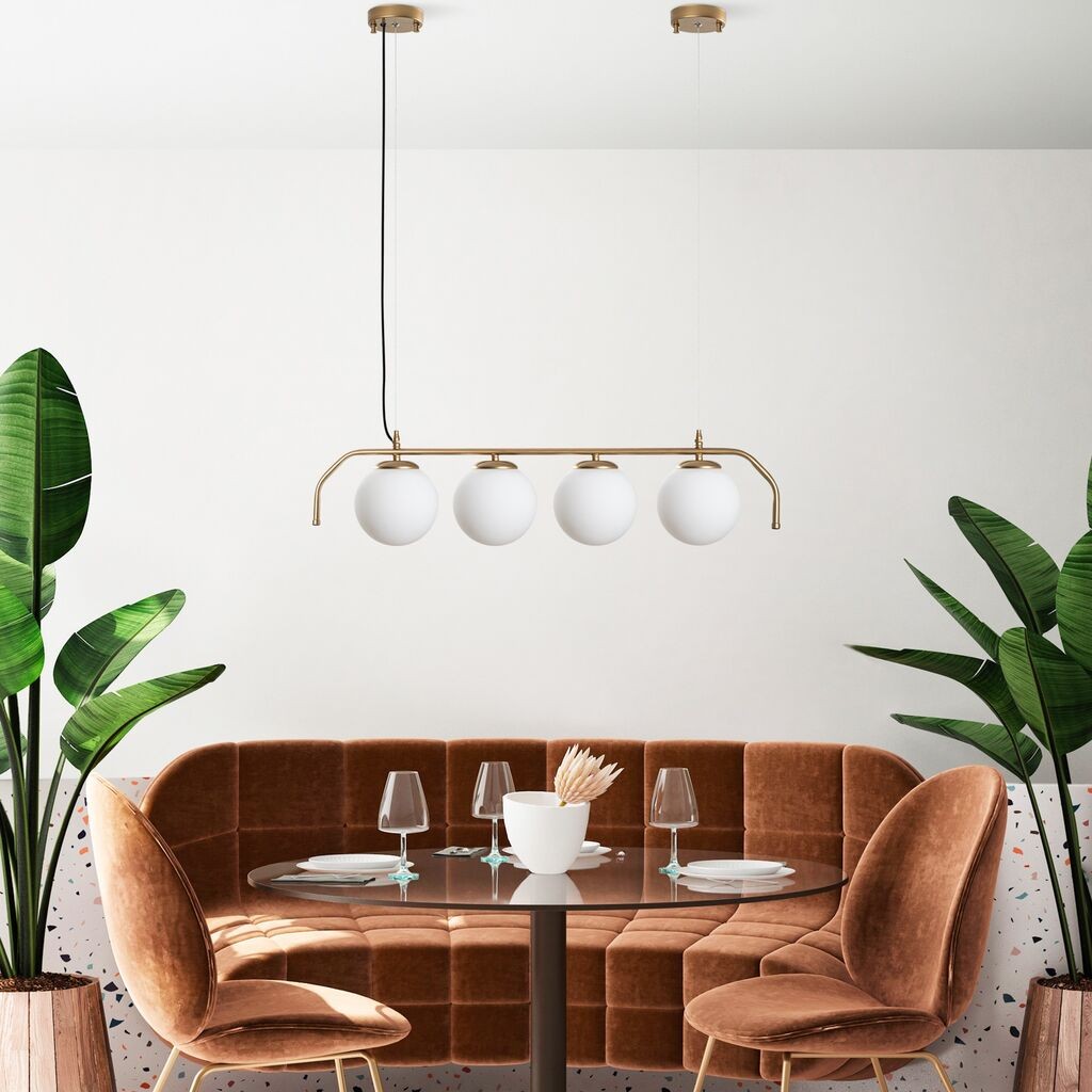 Opviq Luster Antler-13827, 15cm, IP20, Bijelo-zlatna boja