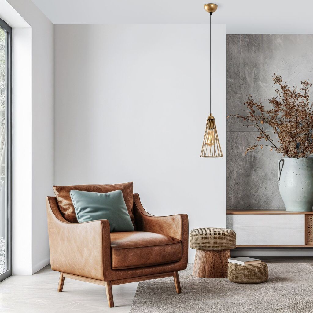 Opviq Luster Gridus-15412, 14x14x124cm, IP20, zlatna