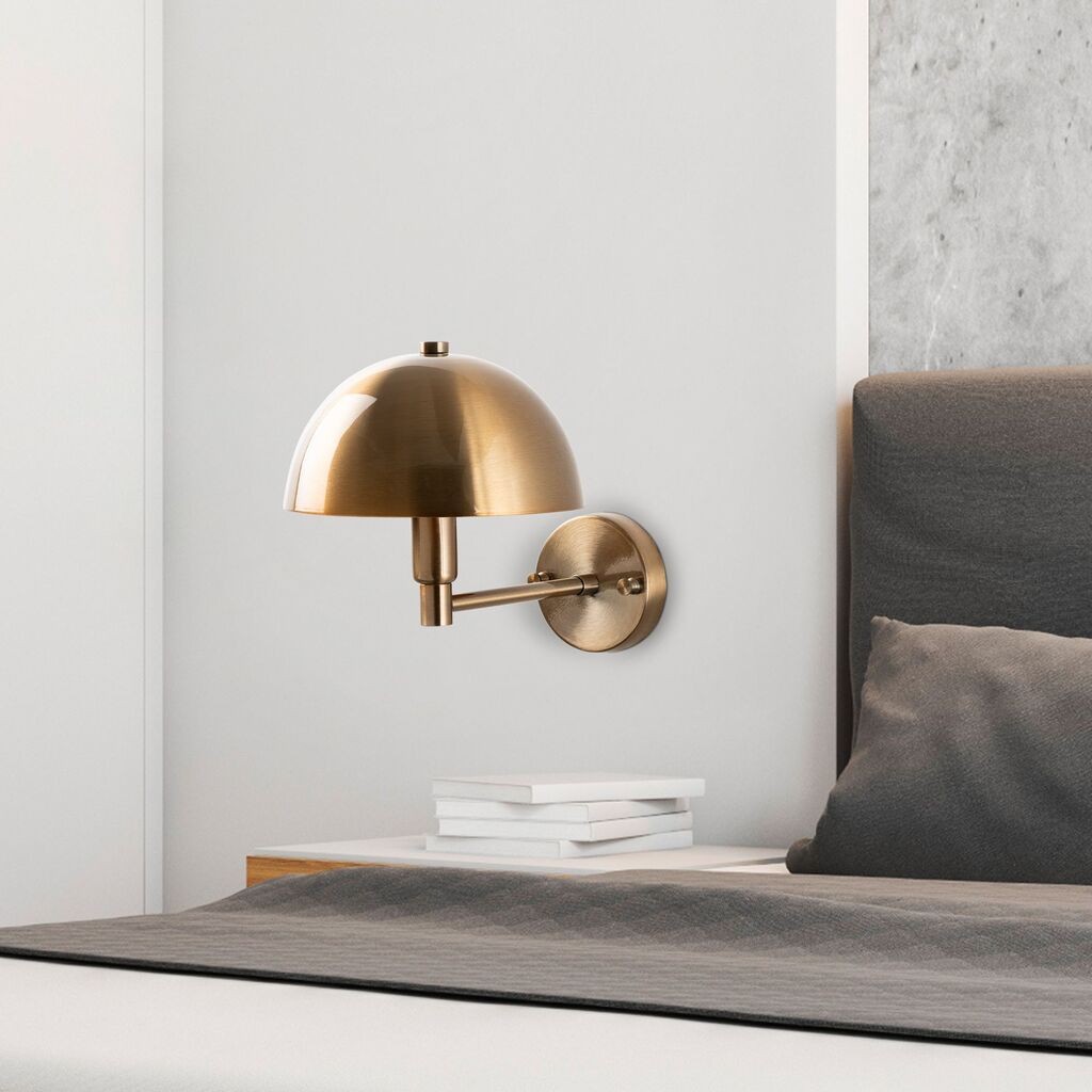 Opviq Zidna lampa Togg-14836, 20x29x24cm, IP20, Zlatna boja