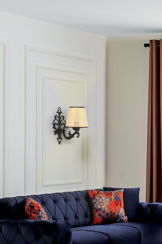 Opviq Zidna lampa Claire Coral, 15x10x13cm, IP20, Bež-crna