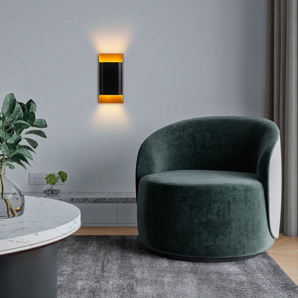 Opviq Zidna lampa Bera-15311, 15x30x11cm, IP20, Crna