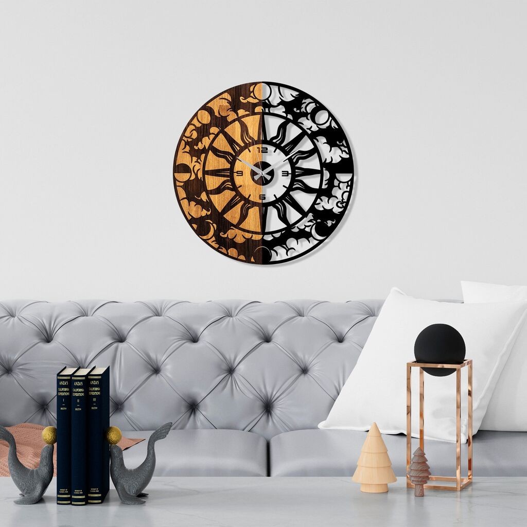 Wallity Zidni sat 74, 56 cm, Smeđe-crni