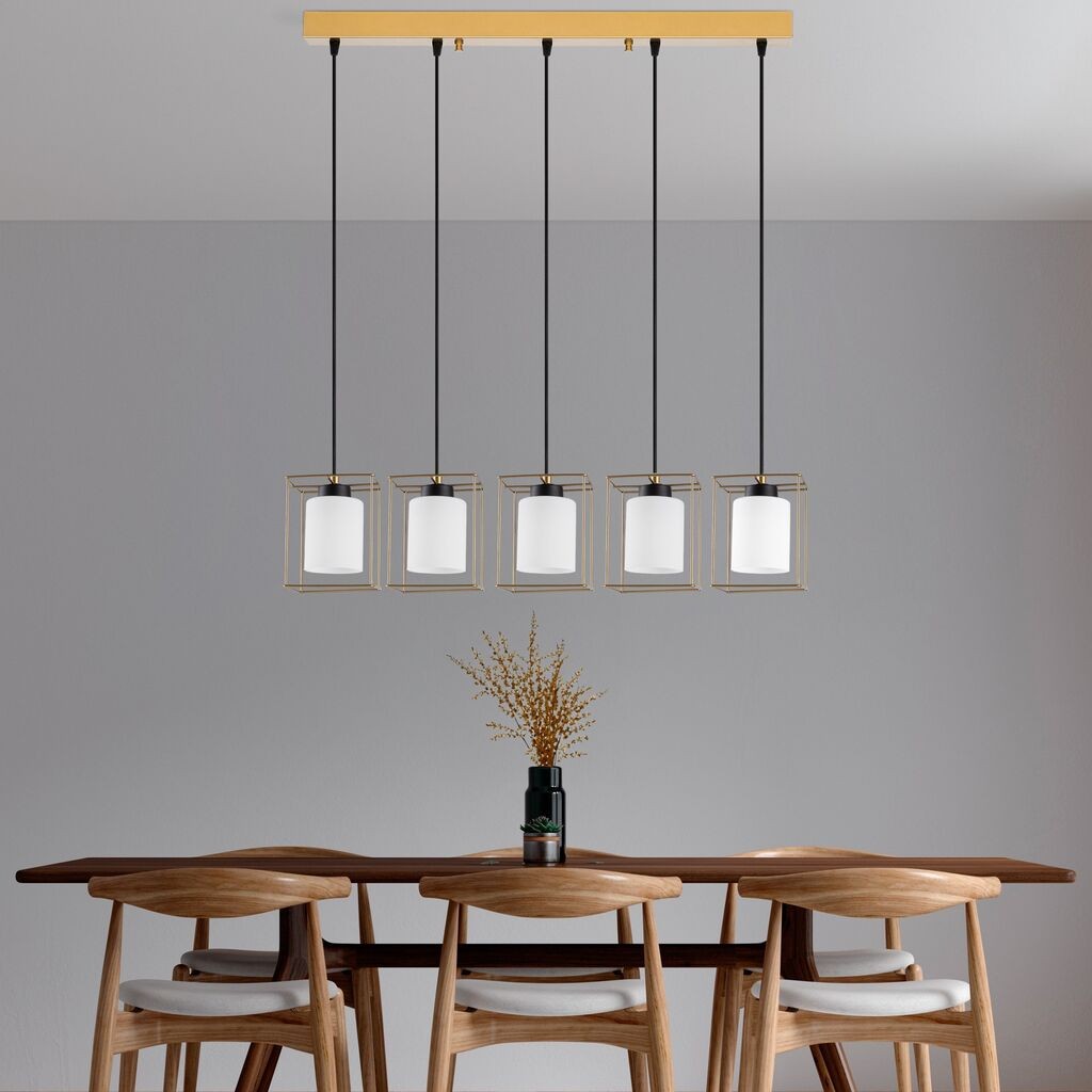 Opviq Luster Swank-702-10, 85x15x113cm, IP20, zlatno-bijele boje