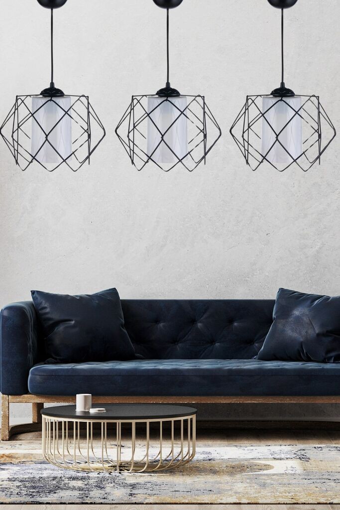 Opviq Luster LB029x3, 23,5 cm, IP20, Crna