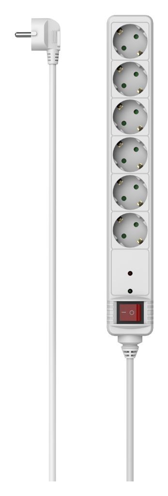 Hama Produžni kabl 6 utičnica 3m