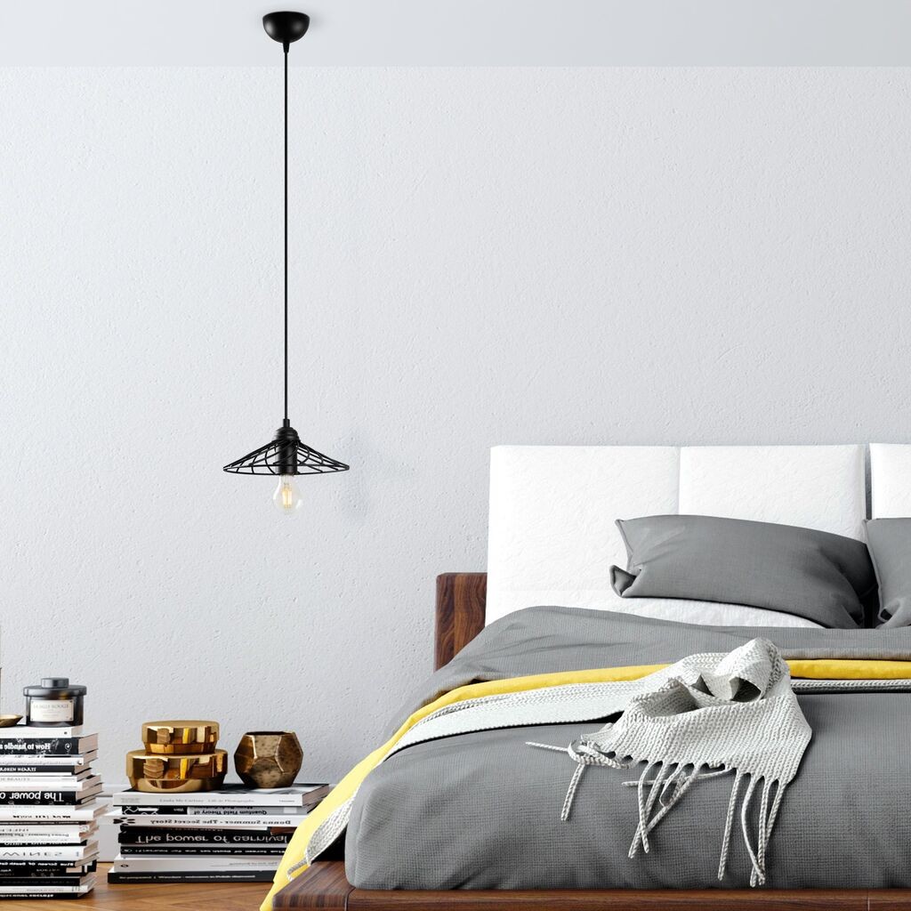 Opviq Luster Eclipse-15391, 25x25x108cm, IP20, Crna