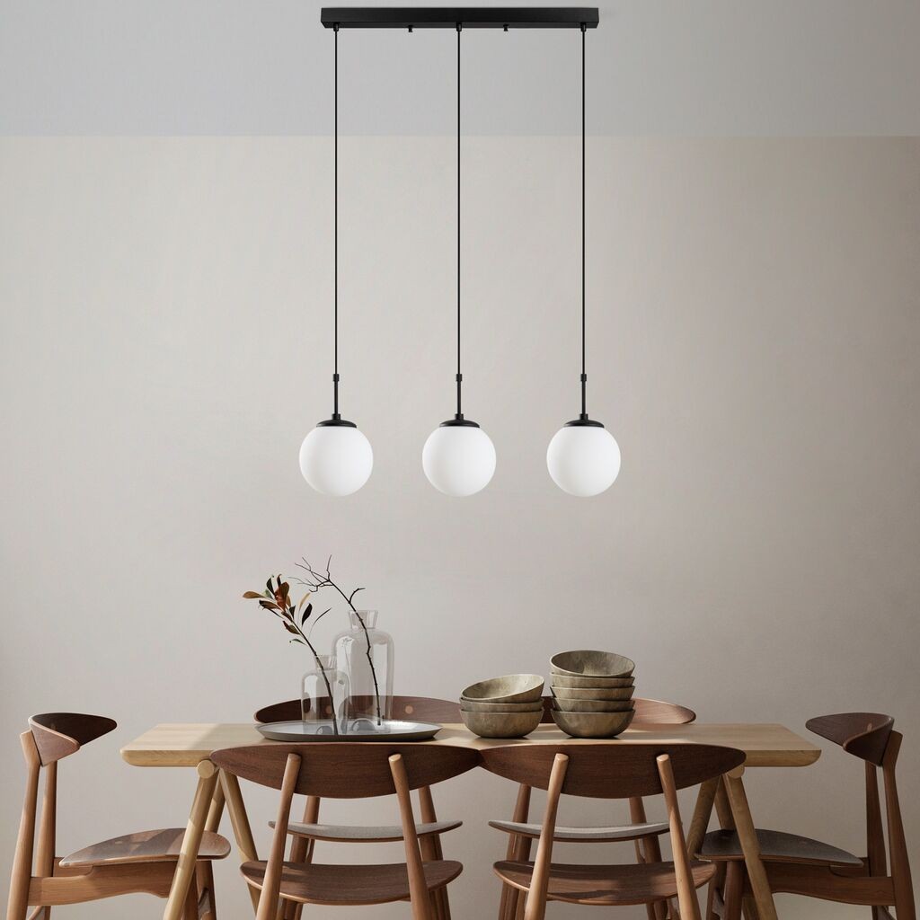 Opviq Luster Orbital-20-14051, 87x20x120cm, IP20, Crno-bijela