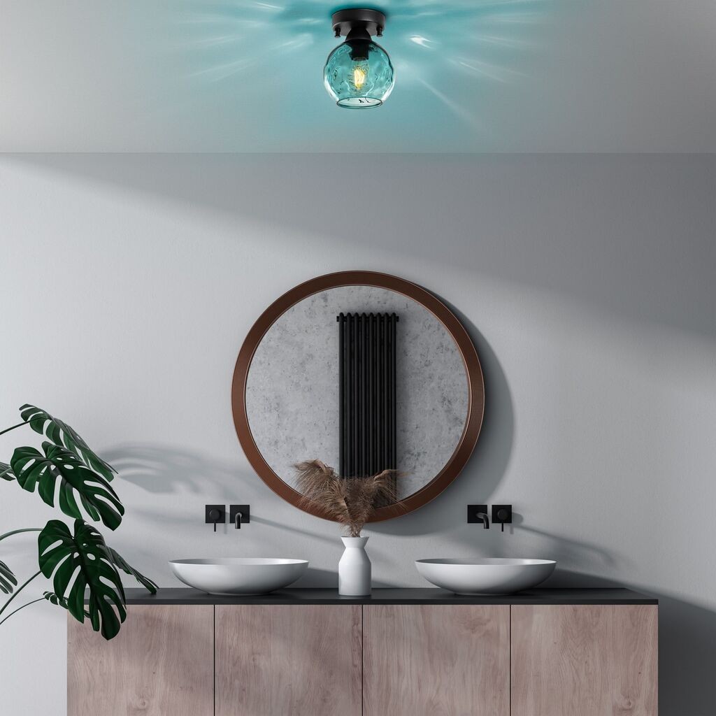 Opviq Zidna lampa Benek-15-14372, 15x15x18cm, IP20, Crna